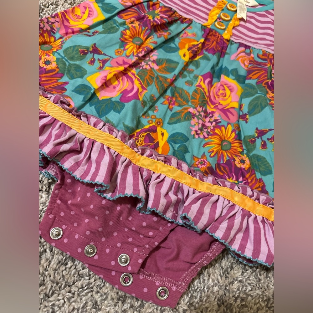 Matilda Jane Purple and Yellow Floral Dress - Picture 2 of 4